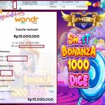 VICTORY4DP JACKPOT SWEET BONANZA Rp.15.000.000,- LUNAS