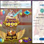 VIRAL4DP JACKPOT PRAGMATIC GATES OF OLYMPUS 1000 Rp.14.000.000,- LUNAS