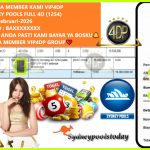 VIP4DP JACKPOT SYDNEY POOLS FULL 4D (1254) Rp.19.000.000,- LUNAS