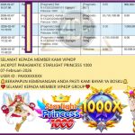VIP4DP JACKPOT PRAGMATIC STARLIGHT PRINCESS 1000 Rp.60.000.000,- LUNAS