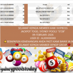 VVIPBOSS JACKPOT TOGEL SYDNEY POOLS “5728” Rp.9.000.000,- LUNAS