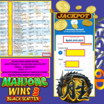 VEGAS6D JACKPOT PRAGMATIC MAHJONG WINS 3-BLACK SCATTER Rp.50.000.000,- LUNAS