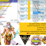 VIP4DP JACKPOT PRAGMATIC GATES OF OLYMPUS 1000 Rp.20.500.000,- LUNAS