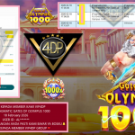 VIP4DP JACKPOT PRAGMATIC GATES OF OLYMPUS 1000 Rp.45.000.000,- LUNAS