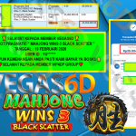 VEGAS6D JACKPOT PRAGMATIC MAHJONG WINS-3 BLACK SCATTER Rp.25.004.000,- LUNAS