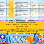 VEGAS6D JACKPOT PRAGMATIC STARLIGHT PRINCESS 1000 Rp.12.000.000,- LUNAS